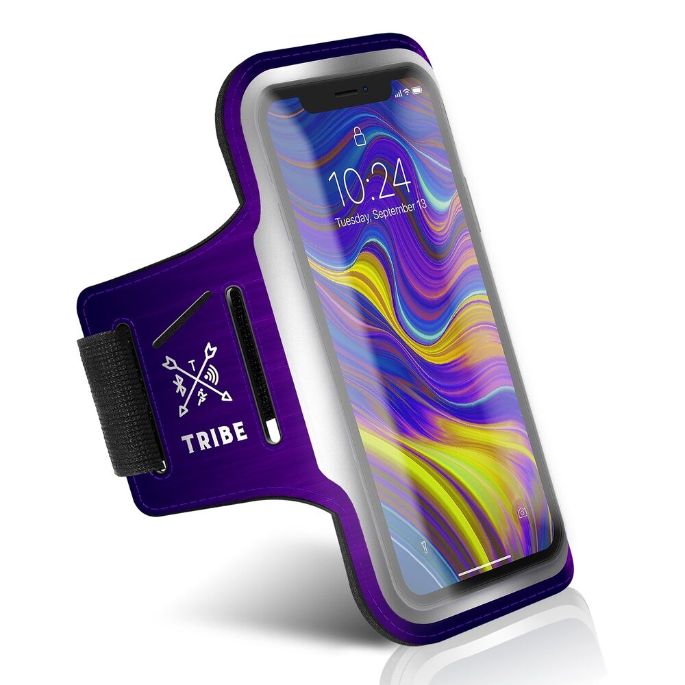 2342 Running Phone Holder Armband. iPhone & Galaxy Cell Phone Sports Arm